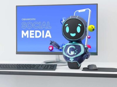 social media na ekranie